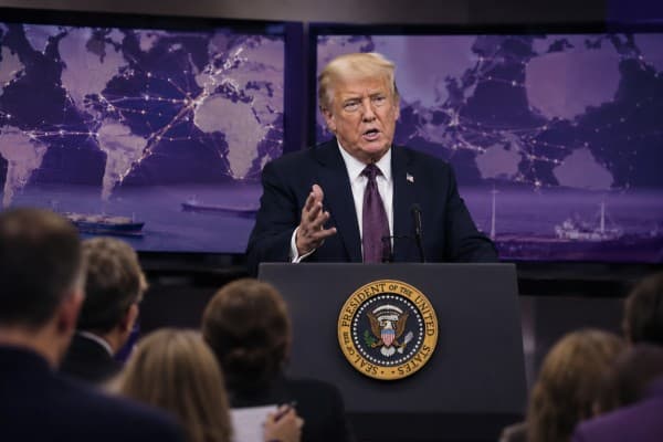 Trump Refers to the U.S. as the 'Guardian Angel' of the Middle East