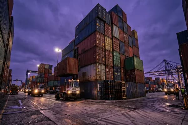 Congestion at Container Ports Breaks COVID-Era Records