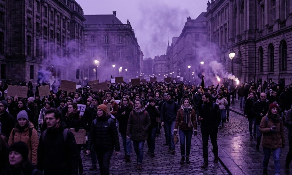 Looting & Chaos as Europeans Protest Living Costs